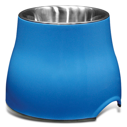 DOGIT ELEVATED DISH, BLUE, SM