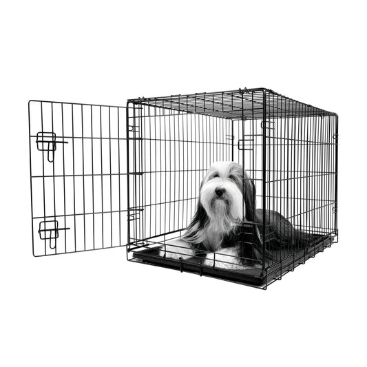 Dogit Single Door Wire Crate - Large - 91 x 56 x 62 cm (36 x 22 x 24.5 in)
