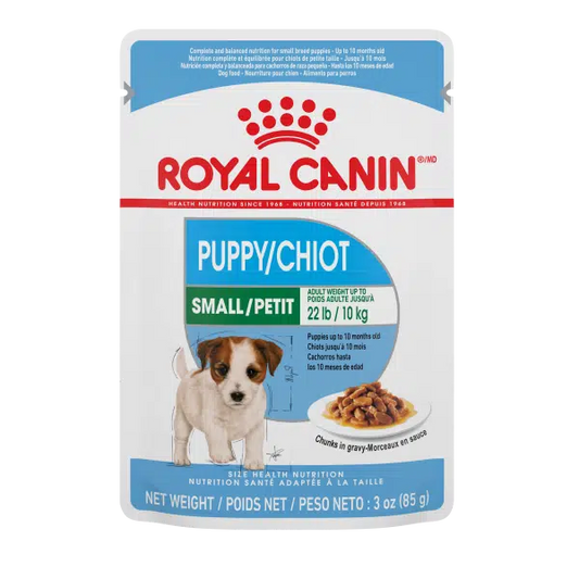 Royal Canin Size Health Nutrition Puppy Small Chunks in Gravy Wet Dog Food 3 oz