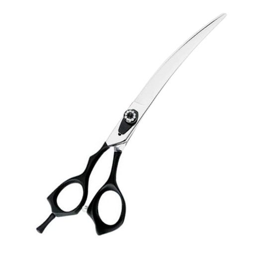 Professional scissors for dog grooming. 7 1/2" Curve